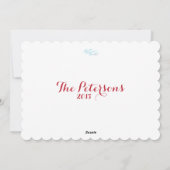 レッツスノーホリデーウマ科のカード シーズンカード (裏面)