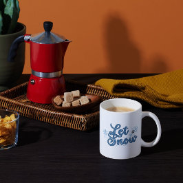 レッツスノーホリデーマグ コーヒーマグカップ