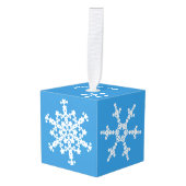 レッツスノーボードゲームオーナメント キューブオーナメント (正面アングル)