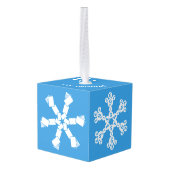 レッツスノーボードゲームオーナメント キューブオーナメント (裏面アングル)