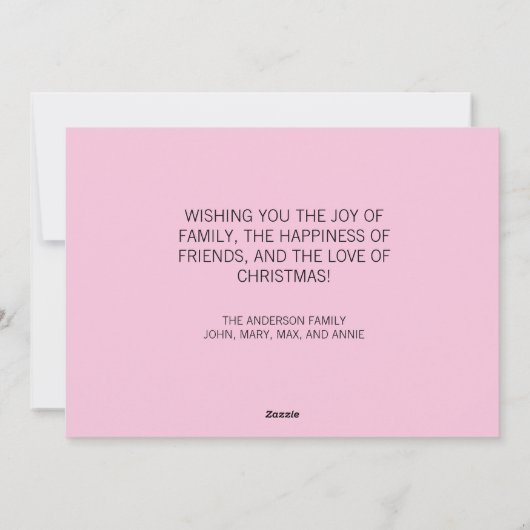 レッツスノー雪だるまクリスマス シーズンカード (裏面)