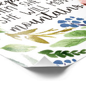 レッツスリープウォーターカラーフローラ子供部屋プリント フォトプリント            (角)