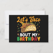 レッツタコウマイ誕生日シンコデマヨパーティー サンキューカード (正面)