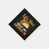 レッツタコウマイ誕生日シンコデマヨパーティー スタンダードカクテルナプキン (角)