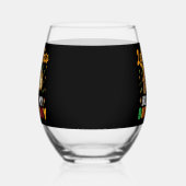 レッツタコウマイ誕生日シンコデマヨパーティー ステムなしワイングラス (左)