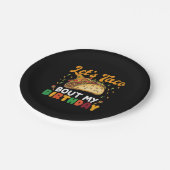 レッツタコウマイ誕生日シンコデマヨパーティー ペーパープレート (アングル)