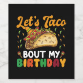 レッツタコウマイ誕生日シンコデマヨパーティー ワインラベル (シングルラベル)