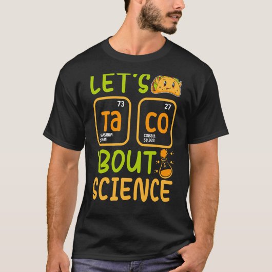 レッツタコスの科学の化学先生プンスタッド Tシャツ (正面)