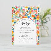 レッツタコス'ベビーフローラフィエスタベイビーシャワー 招待状 (スタンド正面)