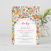 レッツタコス'ベビーフローラフィエスタベイビーシャワー 招待状 (スタンド正面)