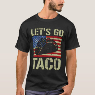 レッツタコフィエスタおもしろいフード Tシャツ
