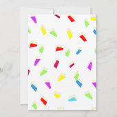 レッツタコブアベビーテーマタコカラフルテーマ 招待状 (裏面)