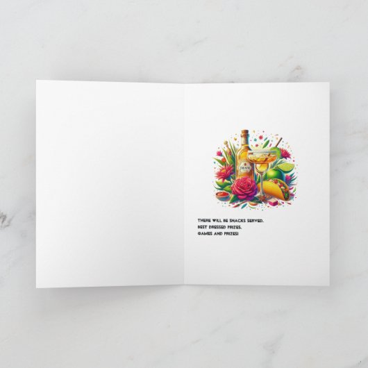 レッツタコブア誕生日フィエスタパーティー 招待状 (内部)