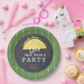 レッツタコブルクボードフィエスタパーティーの誕生日 ペーパープレート (パーティー)