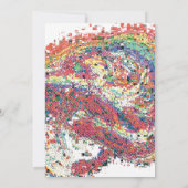 レッツタコブロブラブブライダルシャワーアボカドフィエスタ 招待状 (裏面)