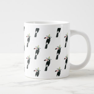 レッツタコ·アバウト·ラブ トゥカン·ソンブレロ ジャンボコーヒーマグカップ