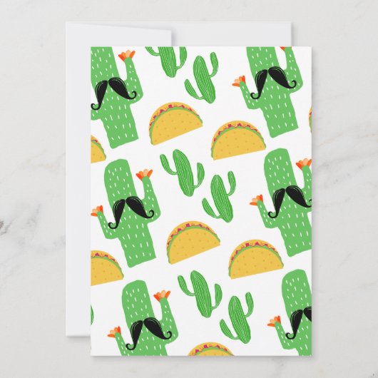 レッツタコ「パーティー誕生日招待状 招待状 (裏面)