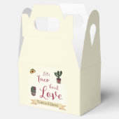 レッツタコ'Love Fiestaテーマカップルのシャワー フェイバーボックス (オープン)