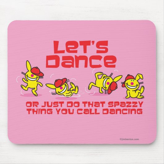 レッツダンス マウスパッド (正面)