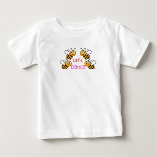 レッツダンス – リズ感じム・グラフィックT型 ベビーTシャツ