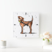 レッツチェ遊シー スクエア壁時計 (ホーム)