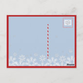 レッツチルセクシー雪だるまハガキ ポストカード (裏面)