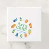 レッツチルブルーレトロポプシクル誕生日パーティー フェイバータグ (インサイチュ)