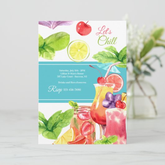 レッツチル夏期 招待状 (スタンド正面)