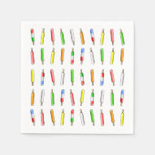 レッツチル誕生日 スタンダードカクテルナプキン (正面)