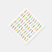 レッツチル誕生日 スタンダードカクテルナプキン (角)