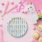 レッツチル誕生日 ペーパープレート (パーティー)