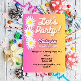 レッツトゥイーンパーティー招待状 招待状