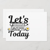 レッツトゥデイ学先生 シーズンカード (正面/裏面)