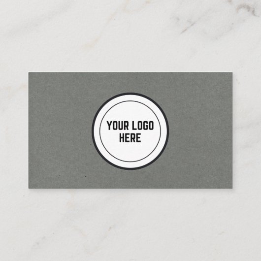 レッツトークエステート実在グレイクラフト紙 名刺 (裏面)