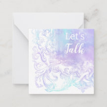 *~*レッツトーク人間関係AP63フラットノートカード