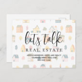 レッツトーク実在不動産宣伝マーケティング ポストカード (正面/裏面)