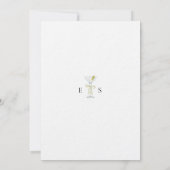 レッツトーストカップルズシャワー婚約パーティ 招待状 (裏面)