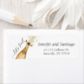 レッツトーストカップルズ婚約 ラベル (インサイチュ)