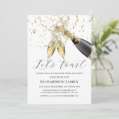 レッツトーストニューイヤーパーティの招待状 招待状 (スタンド正面)