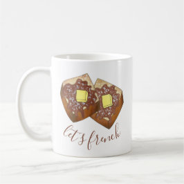 レッツトーストバタフランスのー&シロップ朝食フード コーヒーマグカップ