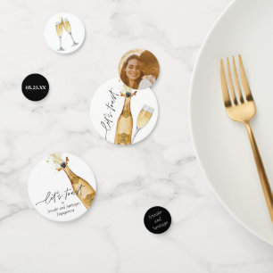 レッツトースト婚約パーティ コンフェッティ