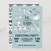 レッツハイゲコージーウィンタークリスマスパーティー 招待状 (正面/裏面)
