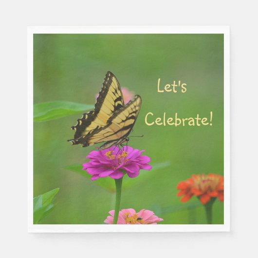 レッツバタフ祝ロ スタンダードランチョンナプキン (正面)