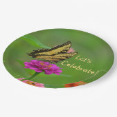 レッツバタフ祝ロ ペーパープレート (アングル)