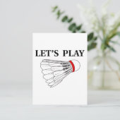 レッツバドミント遊ン ポストカード (スタンド正面)