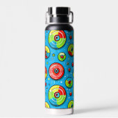 レッツバン | ディスクゴルフをテーマにした ウォーターボトル (背面)