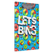 レッツバン | ディスクゴルフをテーマにした クリップボード (右)