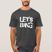 レッツバン | ディスクゴルフをテーマにした Tシャツ (正面)