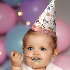 レッツパウィーピンクドッグパピー誕生日パーティー パーティーハット