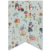 レッツパウィーブルードッグパピー誕生日パーティー バンティングフラッグ (第1の旗)